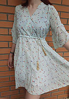 Сукня на літо з затяжкою у кольорах 10006