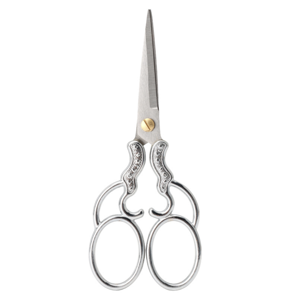 Ножиці для рукоділля та вишивки "Хвилі" 12.5*5 см Срібло, фото 1