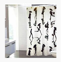 Тканевая шторка для ванной комнаты "Storm" тканевая Miranda (Миранда), размер 180х200 см., Турция