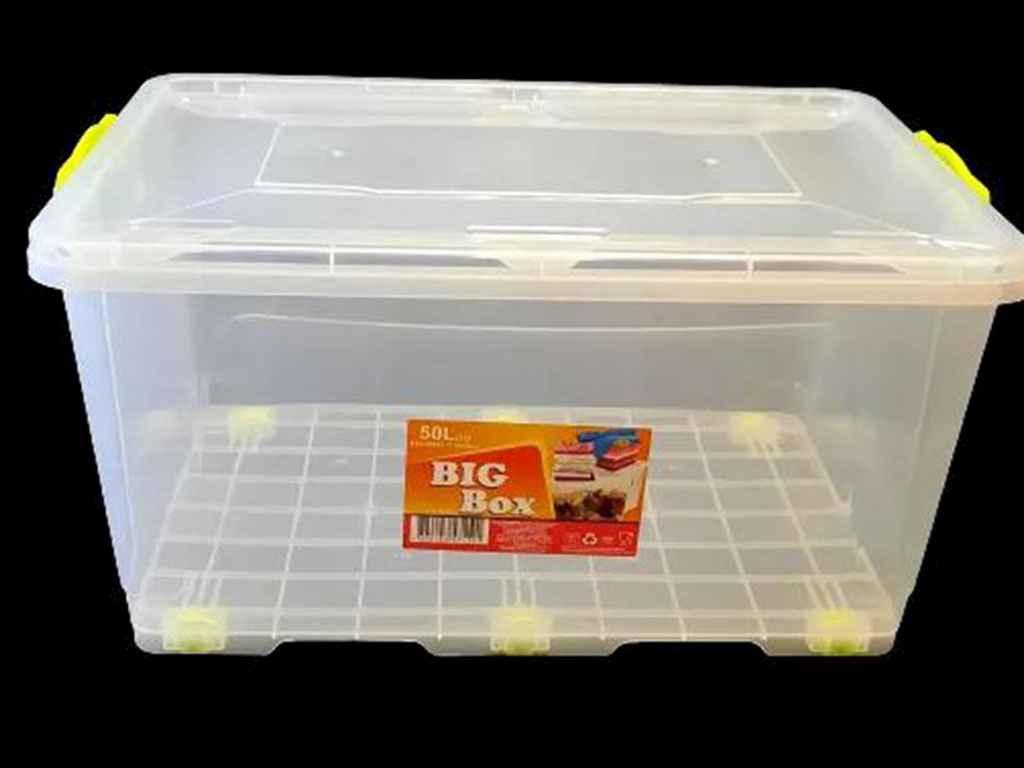 Купить Контейнер пл. 50л Bigbox на колесах ТМ AL-PLASTIK, цена 636 ...