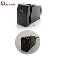 Кнопка Mazda штатна 3,8х2,3 см значок ВМИК