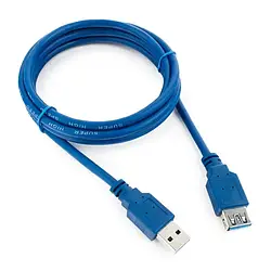 Подовжувач сигналу Voltronic YT-3.0AMAF-1.5 Blue USB 3.0, 1.5m