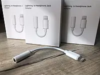 Apple Lightning to 3.5mm Headphones Переходник для Apple iPhone AUX 3.5 на Lightning, на наушники, aux