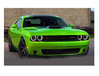 Передняя альтернативная оптика (с Дхо, Led) для Dodge Challenger SRT Hellcat Coupe 2015+