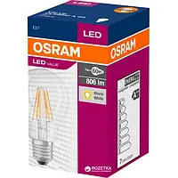 Светодиодная лампа OSRAM LED Value Filament A60 7W (806Lm) E27 2700K (4058075819658)