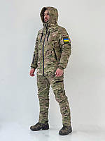Тактический костюм Terra Reef мультикам демисезонний Армейская военная осенняя форма куртка штаны мультикам L
