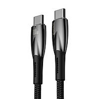 Кабель Baseus USB Type-C to USB Type-C Glimmer Power Delivery 100 Вт 1 м Black (CADH000701)