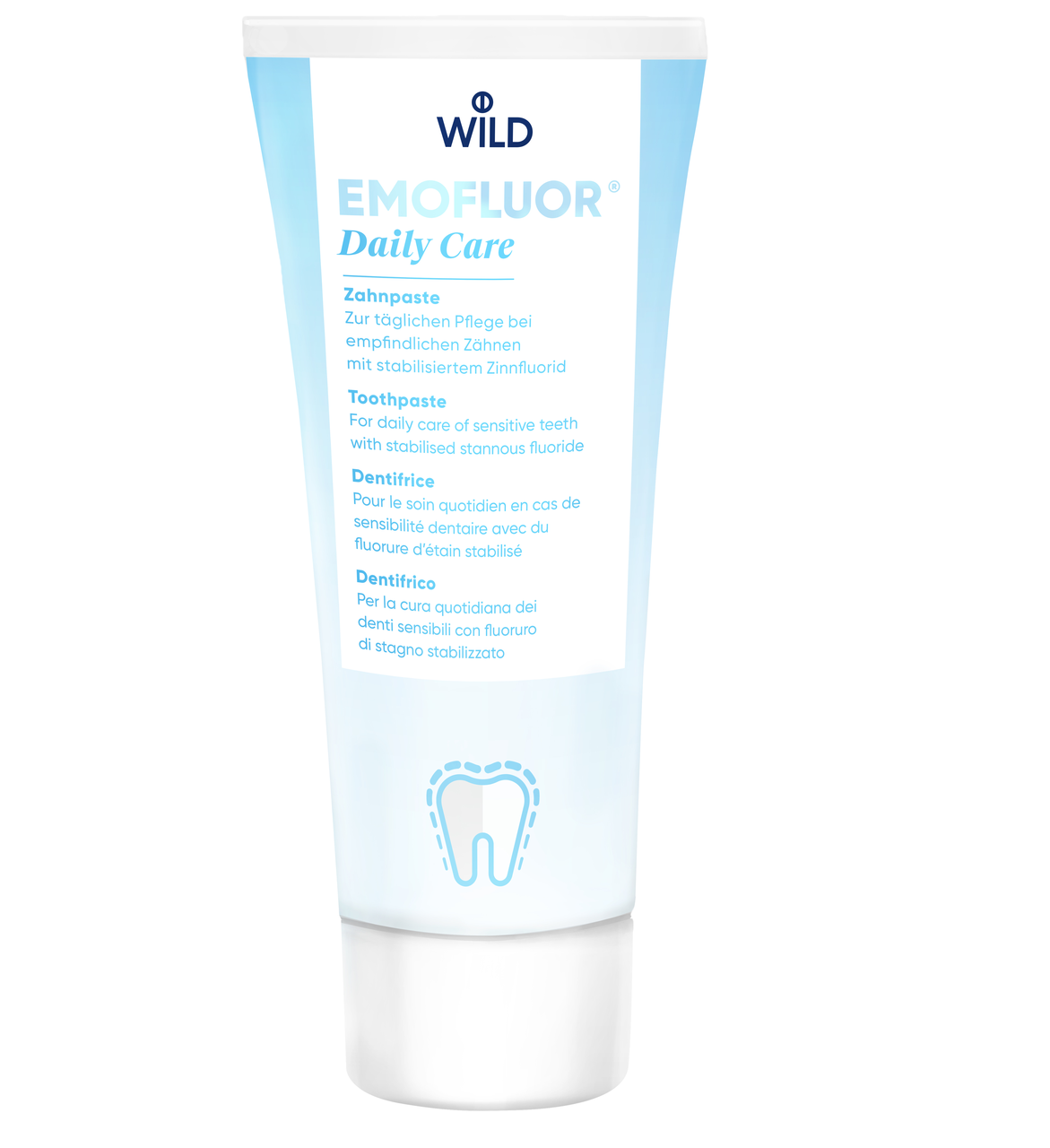 Зубна паста для чутливих зубів EMOFLUOR Daiy Care, 75 мл
