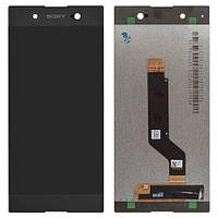 Дисплей Sony G3212 Xperia XA1 Ultra Dual/ G3221/ G3223/ G3226 с сенсором черный