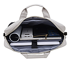 Сумка для ноутбука двокольорова 17.3" захистна сумка під ноутбук та документи 17 дюймів на ремені Рожева УЦІНКА, фото 4