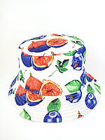 Летние Шляпы Панамы женские Двухсторонняя стильная Панама легкая пляжная шляпа ягоды хлопок 56 57 58