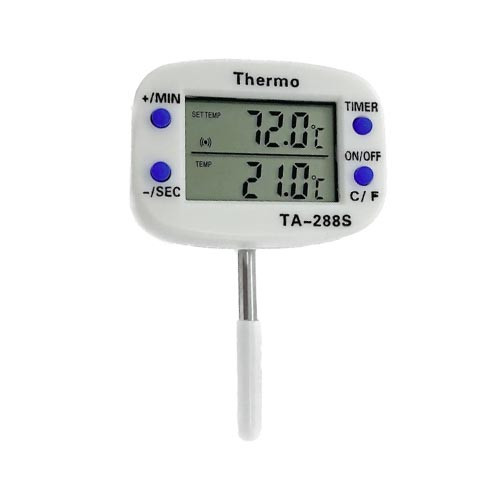 Термометр цифровий THERMO ТА-288s - короткий щуп 4 см - поворотний дисплей - звуковий сигнал, фото 1