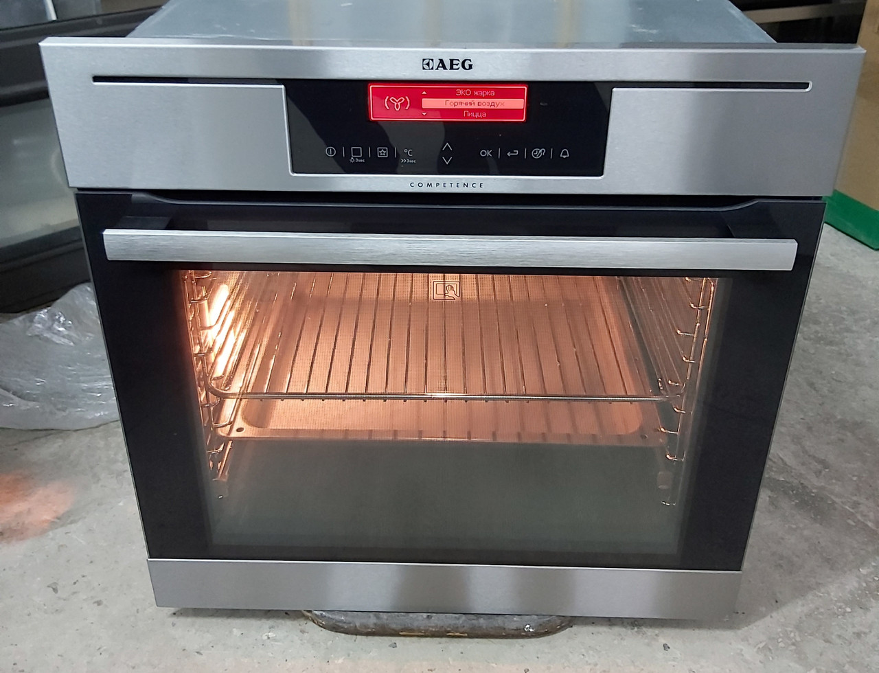 Духова шафа з самоочищенням піроліз Аег AEG BP8314021 M INOX, фото 1