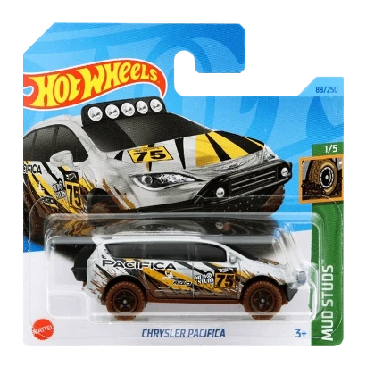 Машинка Хот Вілс 1:64 CHRYSLER PACIFICA MUD STUDS Mattel HKH75, фото 1