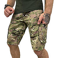 Тактические шорты 5.11 мультикам с карманами Военные полевые шорты камуфляж