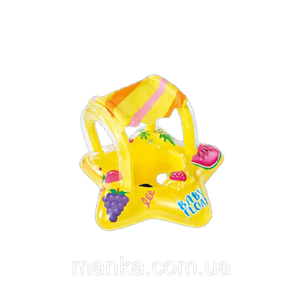 Плотик надувн 56573 (12шт) з ніжками вініл 81*79 см, фото 1