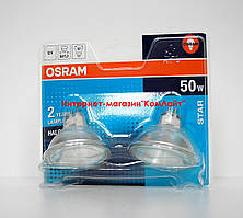 Галогенна лампа OSRAM 44870 SP 50W GU5.3 12 V 10 грд. закрита (блістер-2шт) Німеччина