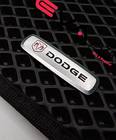 Шильдик, емблема, Логотип DODGE для автомобільних килимків Eva і ворсових килимків Додж