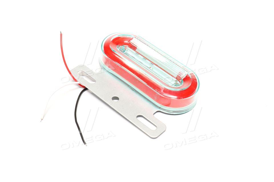 Ліхтар габаритний (червоний) LED 24V (з поворотом, що біжить, підсвічуванням борту) (TEMPEST) TP 97-27-90
