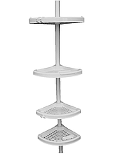 Полиця кутова для ванної з телескопічною трубкою Primanova, Туреччина N02-01