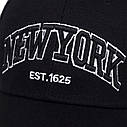 Кепка Бейсболка New York (Нью-Йорк) з вигнутим козирком, Унісекс WUKE One size, фото 3