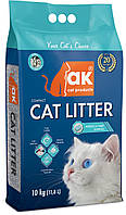 Наполнитель бентонитовое AK Cat COMPACT Cat LITTER Марсельское мыло 10 кг (11,8 л)