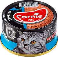 Влажный корм для котов Carnie паштет мясной с тунцом 90 г