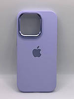 Чохол Silicone case Full (Metal Frame and Buttons) for iPhone 13 Glycine