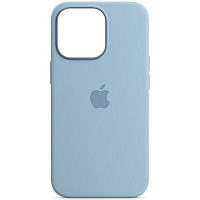 Чохол Silicone case (AAA) full with Magsafe для Apple iPhone 13 Pro Max (6.7") (Синій / Blue Fog) 51176