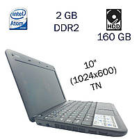 Нетбук MSI U90/U100 / 10" TN / Atom N280 1 ядро 1.66 GHz / 2 GB DDR2 / 160 GB HDD / GMA 950 Graphics / WebCam