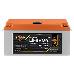Акумулятор LP LiFePO4 для ДБЖ LCD 24V (25,6V) - 90 Ah (2304Wh) (BMS 150A/75А) пластик