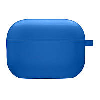 Силіконовий футляр з мікрофіброю для навушників Airpods 3 (Синій / Royal blue) 53035