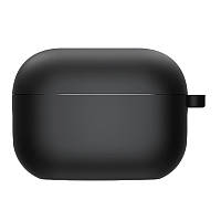 Силіконовий футляр з мікрофіброю для навушників Airpods 3 (Чорний / Black) 53035