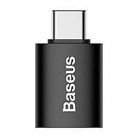 Адаптер переходник Baseus Ingenuity Series Mini OTG Adaptor Type-C - USB-A 3.1, цвет черный