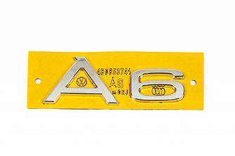 Напис A6 4B0853741 для Ауди A6 C5 2001-2004 рр від VLF комп.