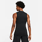 Майка компресійна чоловіча Nike Pro Dri-Fit поліестер чорна (DD1988-010), фото 4