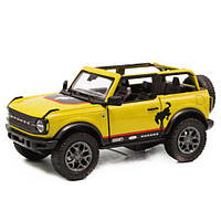 Машинка KINSMART "Джип Ford Bronco (open top)", желтый