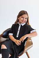 Шкільне плаття сорочка для дівчинки (чорний) 122 PaMaranchi