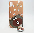 Чохол накладка Cute Imd Case with Pop Socket для iPhone XS Max Mix, фото 4