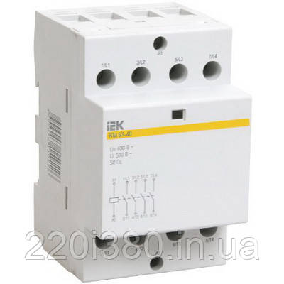 Контактор модульний КМ40-40 AC/DC ІЕК