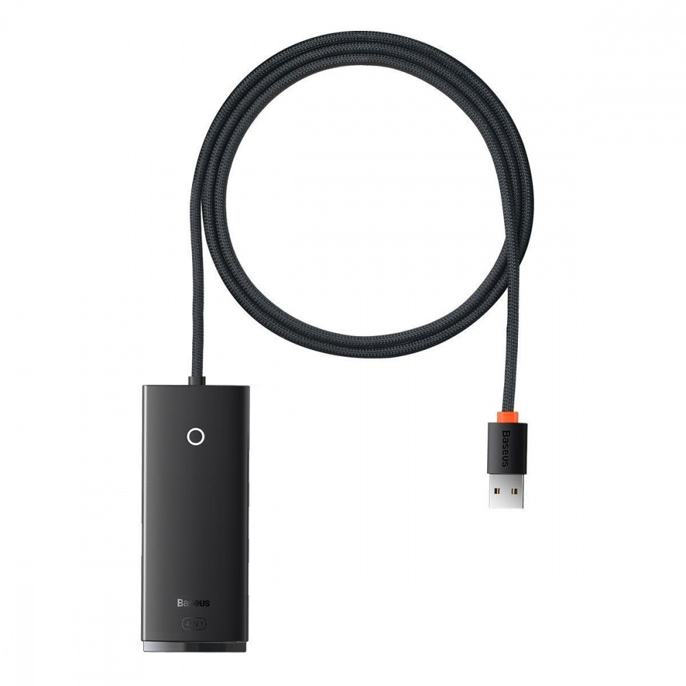 USB-Хаб Baseus Lite Series 4-in-1  (USB-A to USB 3.0*4) (1m) black