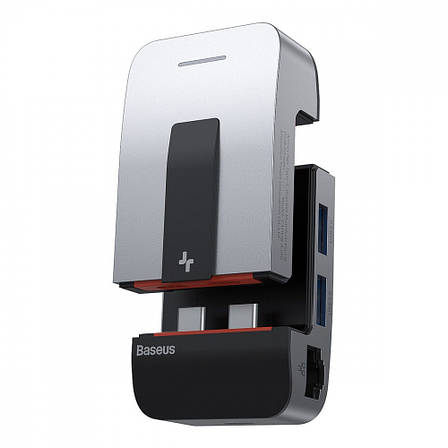 USB-Хаб Baseus Multifunctional Armor Age Type-C Bracket gray, фото 1