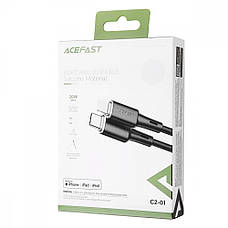 Кабель Acefast C2-01 Type-C to Lightning 30W (1.2m) pink, фото 3