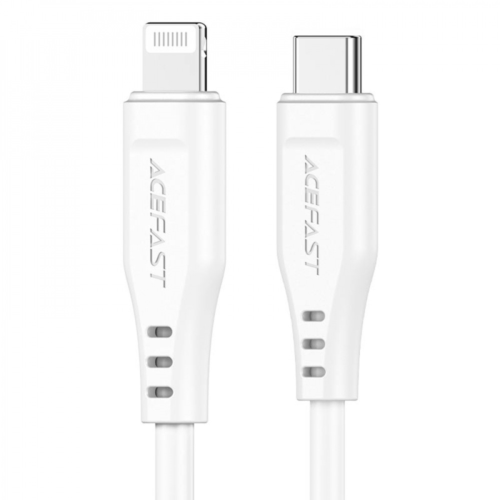 Кабель Acefast C3-01 Type-C to Lightning 30W (1.2m) white