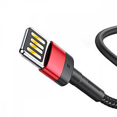 Кабель Baseus Cafule Lightning Special Edition 1.5A (2m) gray, фото 5