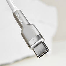 Кабель Baseus Cafule Metal Data Type-C 66W (1m) black, фото 6