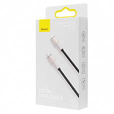 Кабель Baseus Cafule Metal Type-C to Lightning PD 20W (2m) black, фото 3