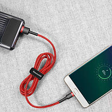 Кабель Baseus Cafule Micro USB 2.0A (3m) gray/black, фото 4