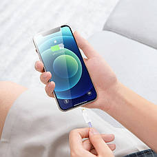 Кабель Baseus Dynamic Series Fast Charging Lightning 2.4A (2m) white, фото 4