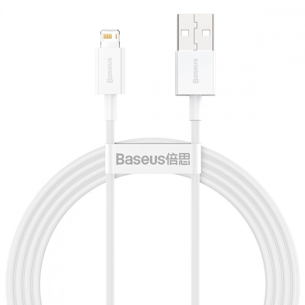 Кабель Baseus Superior Series Fast Charging Lightning 2.4A (1.5m) white